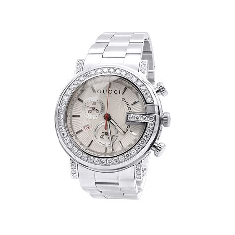 gucci diamond bezel watch mens|authentic Gucci bezel watch.